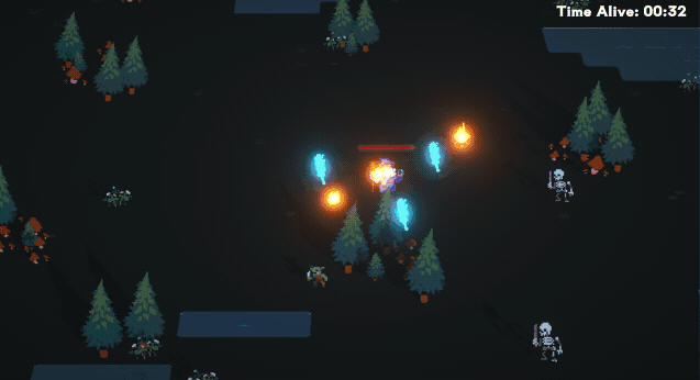 GIF showing Mighty Mage gameplay